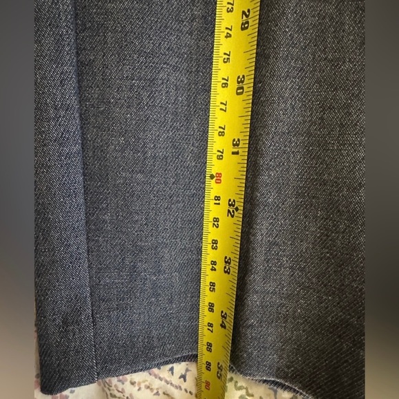 LOFT Chambray Skinny Button Tab Sutton Pants size 16P - Picture 9 of 10